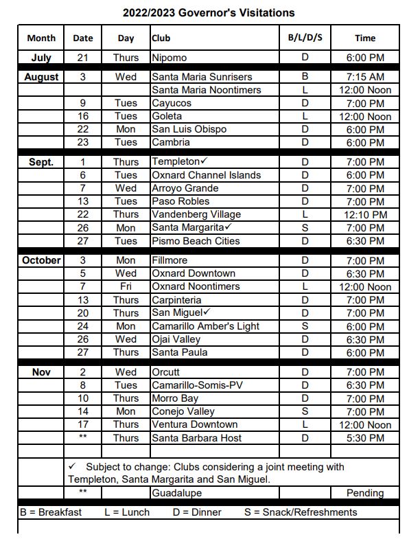 22.23 visitation calendar