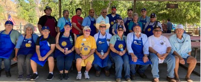 District Governor Rich joins the San Miguel Lions at their Olld Timers BBQ August 27th