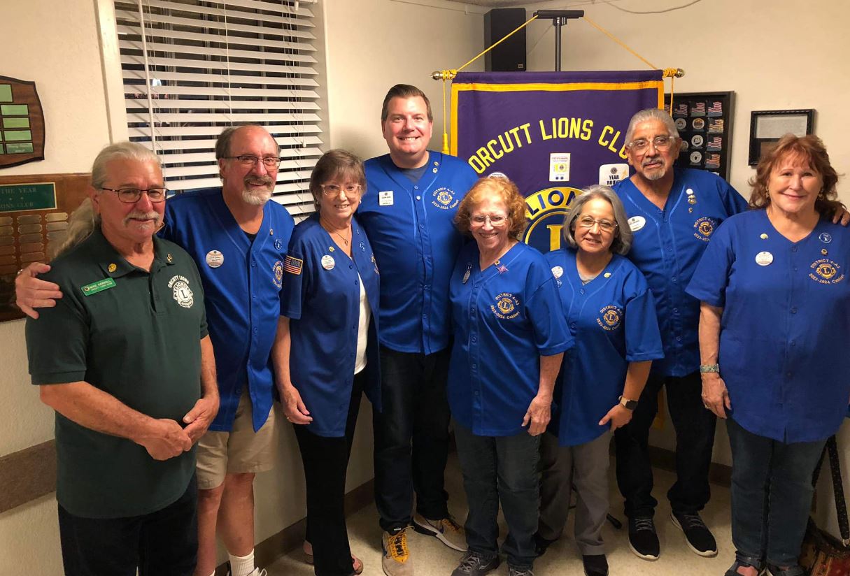 DG Rich and his cabinet were treated royally by the Orcutt Lions at his visitation.